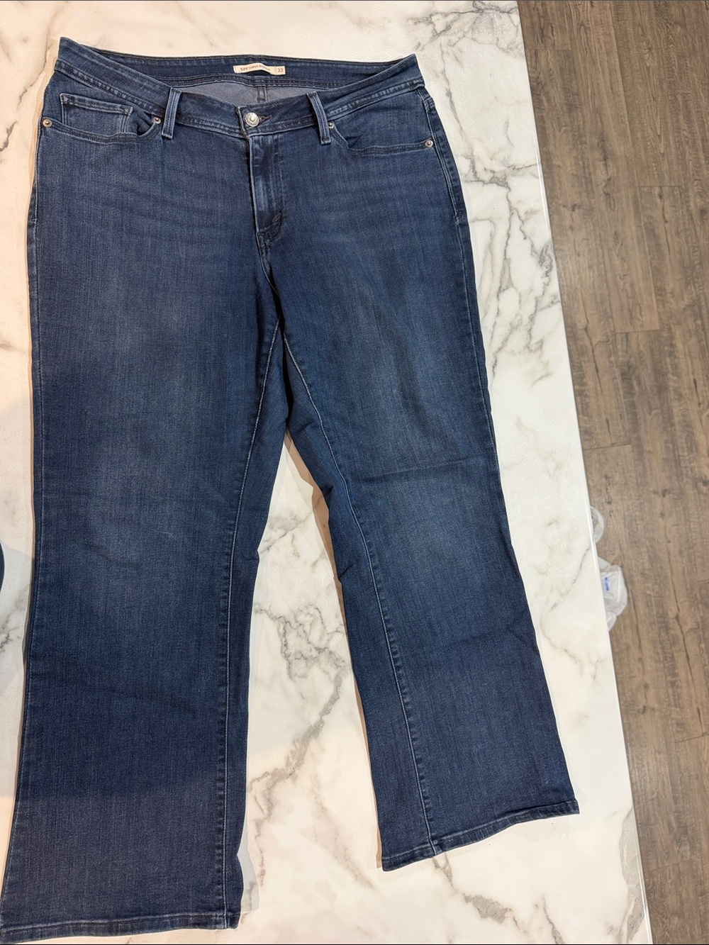 Levi's Dark Blue Flare Jeans